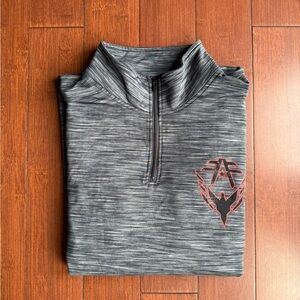 American Fighter‎ Gray Quarter-Zip Pullover